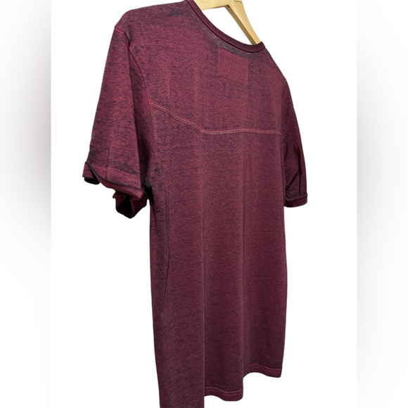 Buckle Black Burnout Men’s T-Shirts Maroon Size M - Picture 5 of 11